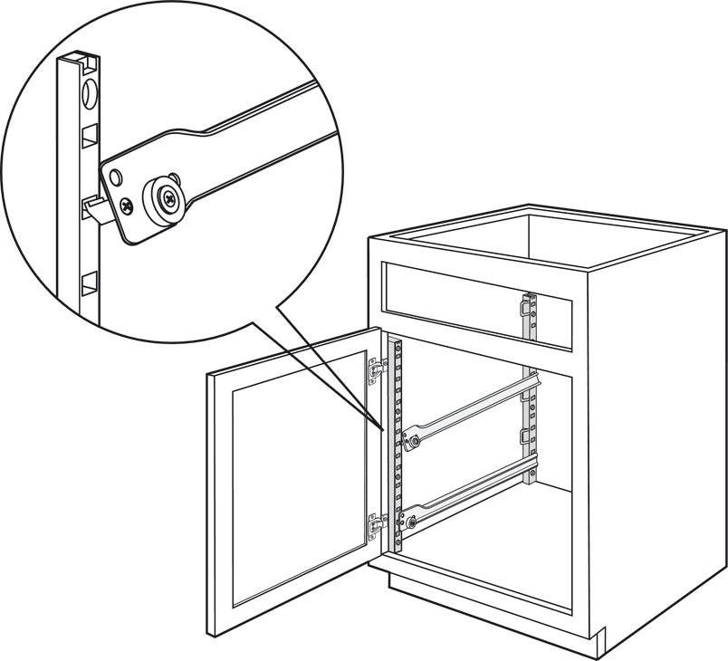Hook Dowel with 1/4" Spacer, for QuickTrays