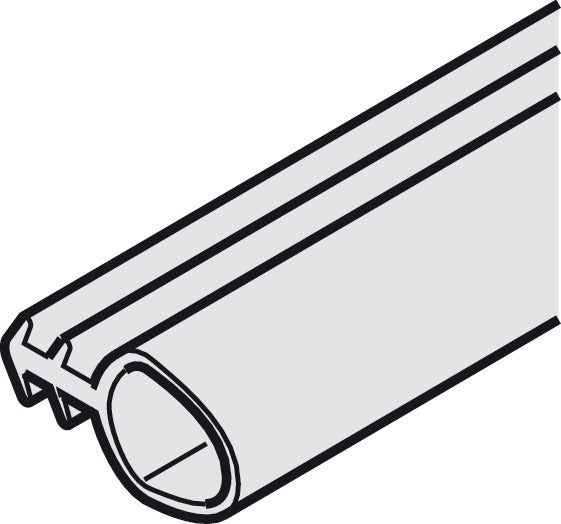 Door Seal, for rebate seal, for Hawa Variofold and Centerfold 80/H