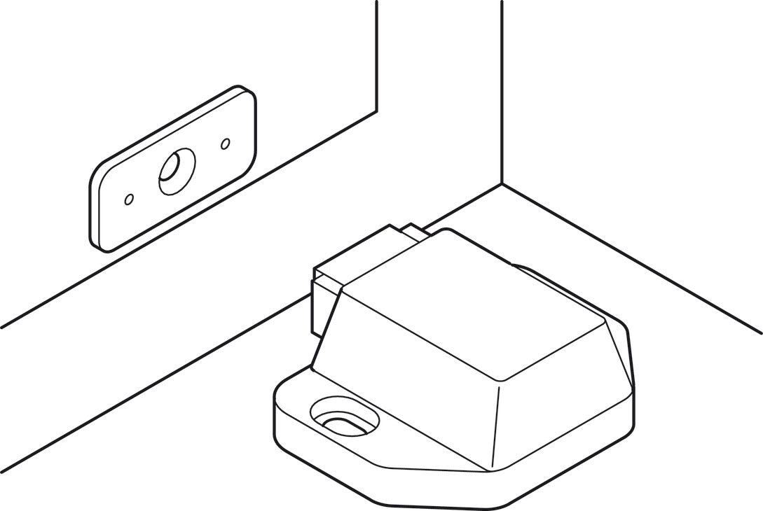 Magnetic Pressure Push Latch, 1.2 kg Pull