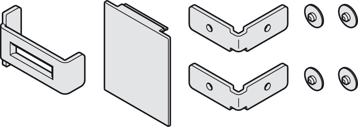 End cap, Aluminum