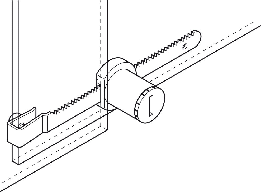 Glass Sliding Door Lock, Symo 3000