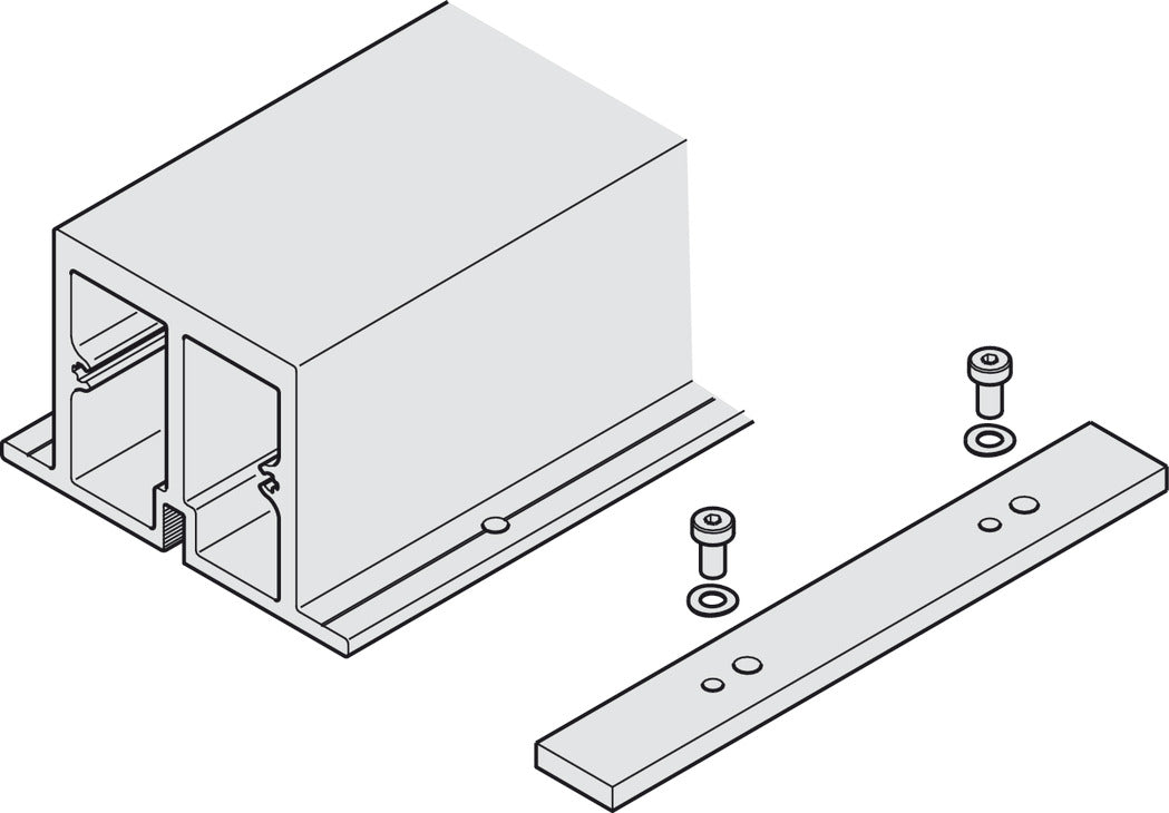 Strengthening profile for cabinet top panel, for Concepta 25