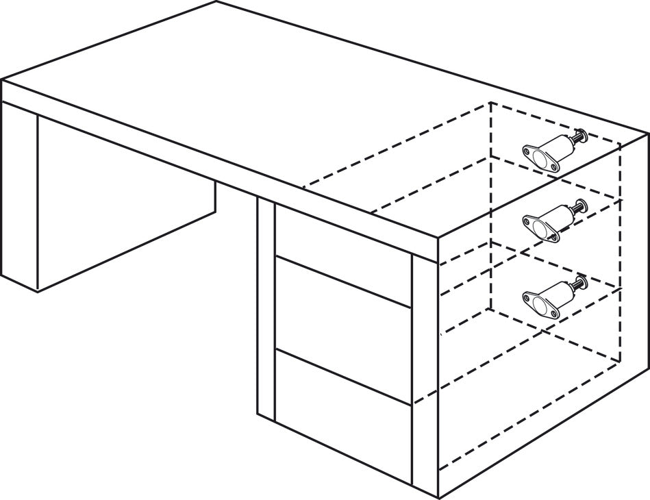 Drawer Latch, Flexi-Touch