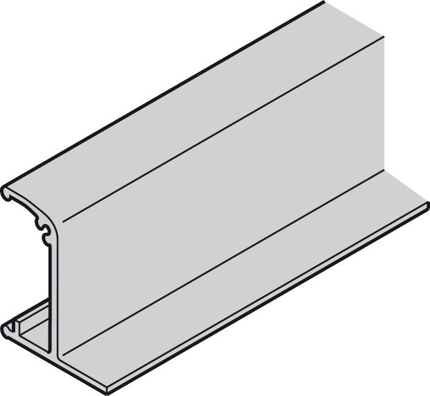 Clip-on panel, For running track, for integration in suspended ceilings