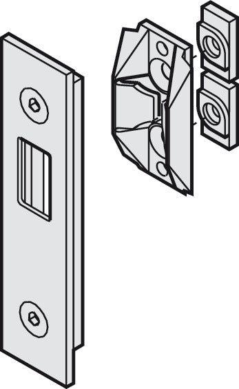 Strike Plate, for Wall Profile
