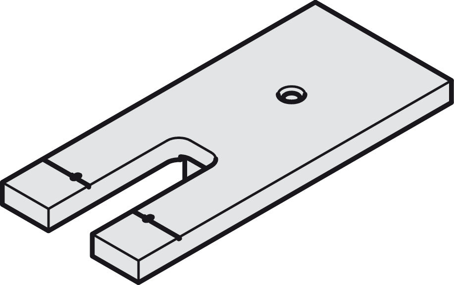 Milling Jig, for Notched Service Access in Track