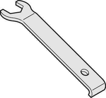 Adjustment Wrench, Vertical, 19 mm (3/4")