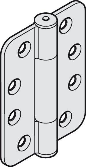 Heavy Duty Ball Bearing Hinge, Stainless steel