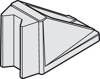 Door Stop, Floor Mounted, Aluminum