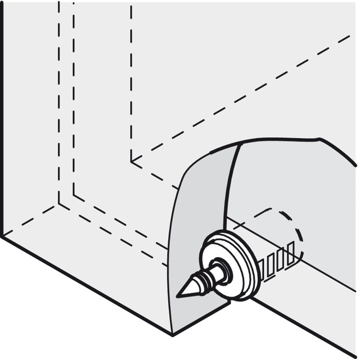 Magnetic Catch, Recessed, 2 kg Pull