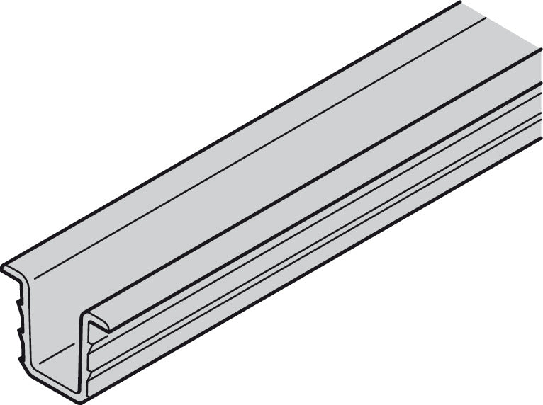 Running and Guide Track, Aluminum, HÃ¤fele Slido Classic 30 VF