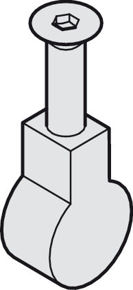 Glass Holder Insert, with M6 x 30 (1 3/16") Screw