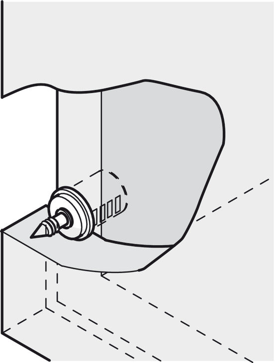 Magnetic Catch, Recessed, 2 kg Pull