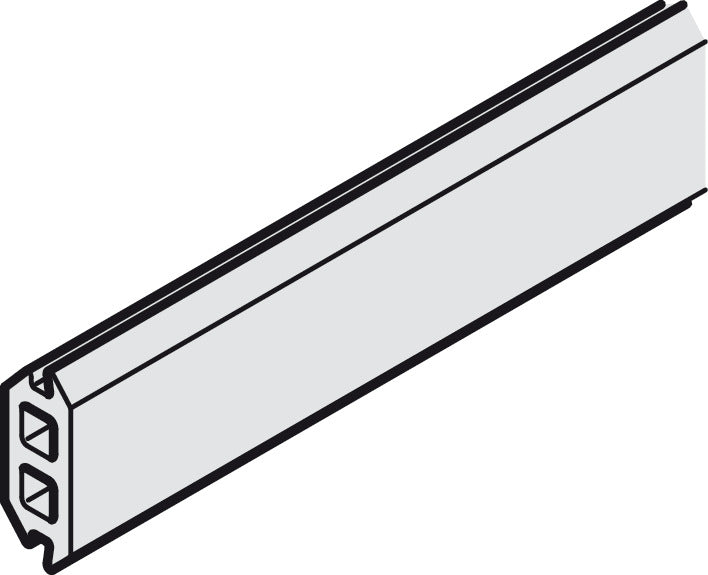 Cover for Unused Aperture, in Fixed Glass Fixing Profile