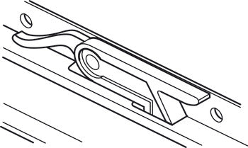 Accuride 4034 Progressive, Heavy Duty Side Mounted Slide, 1 1/2" Overtravel, 150 lbs Weight Capacity