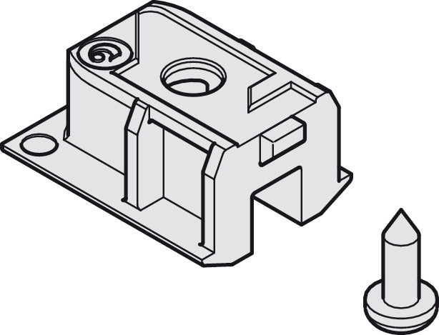 Service Port for Upper Track, Plastic