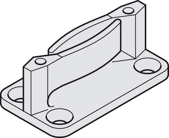 Floor Guide, With Zero Clearance, For Screw Fixing