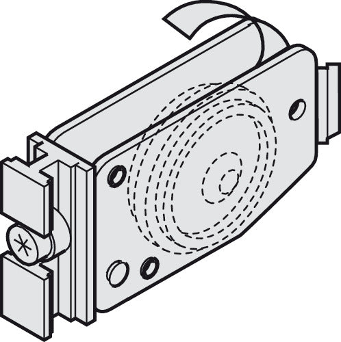 Spring Loaded Running Gear, with Anti-derail Device, Single Wheel