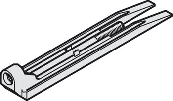 Assembly Wedge, for Doors Running in the Ceiling