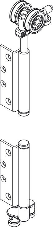 Non-Mortise End Hanger Set, 75 kg
