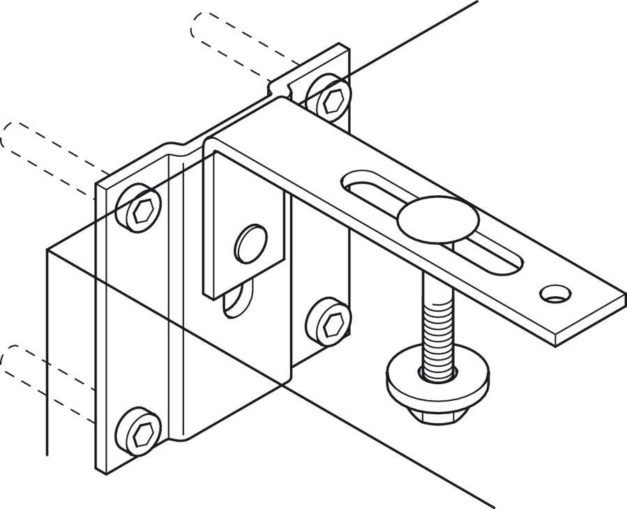 Safety Bracket, for HÃ¤fele Wall Bed