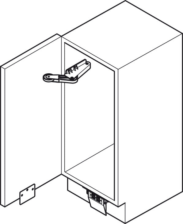 Door Opener, for Hinged Base Cabinet Doors