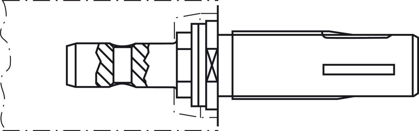Fastener, Concealed Mount, for Installation on One Side