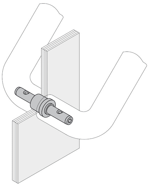 Fastener, Concealed Mount, for Installation on One Side