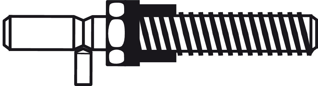 Mounting Set, Back-to-Back, for Pull Handles