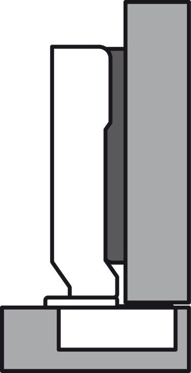 Concealed Hinge, Grass TIOMOS, 160º Opening Angle, Full Overlay