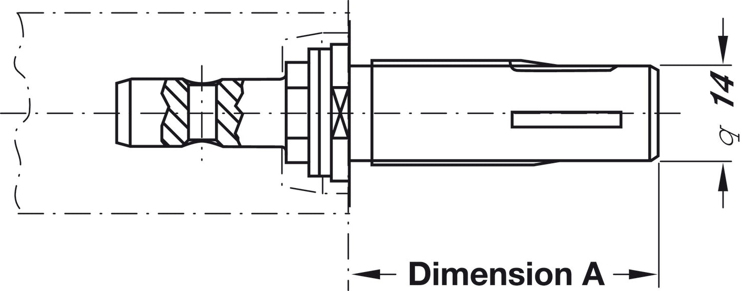 Fastener, Concealed Mount, for Installation on One Side