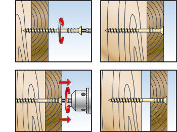 Adjustable Screw, Countersunk, Type 17, T-Star 25