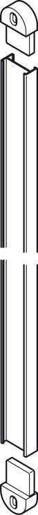 Wall Track, for Shoe Rack 892.12.906