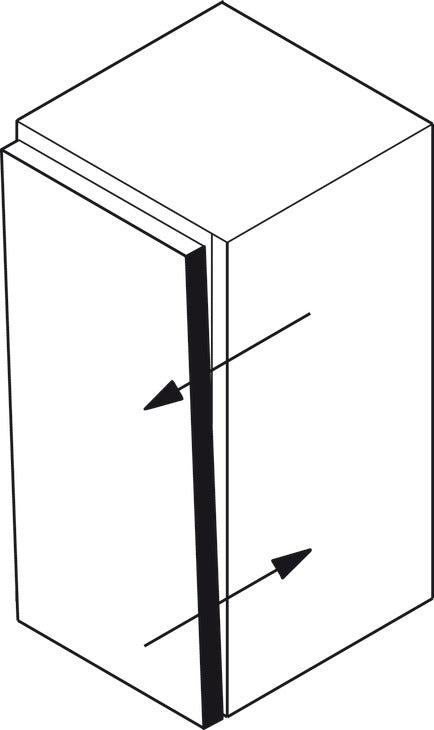 Concealed Hinge, Salice Face Frame 2-Cam, 106° Opening Angle, Self Close