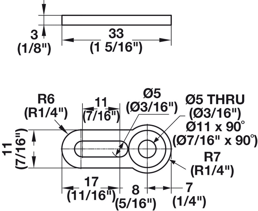 Izzy Skirt Washer, Zinc Plated