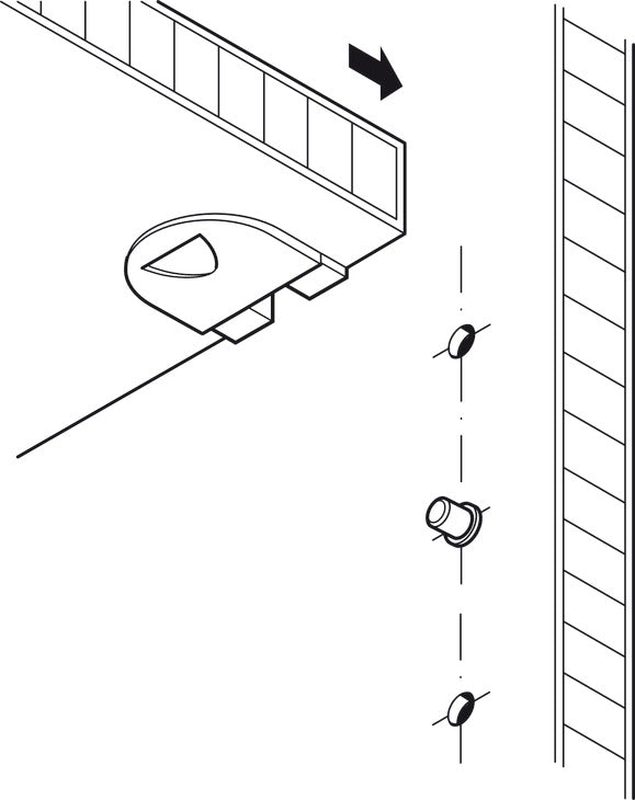 Shelf Support, Ø5 mm