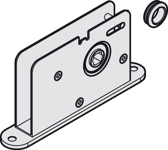 Single Bolt Lock, with Square/Hexagonal Socket, Ø9 mm (11/32") Bolt