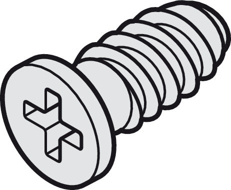 Euro screw, with Special Cylinder Head, #2 Pozi Drive, Bulk Pack