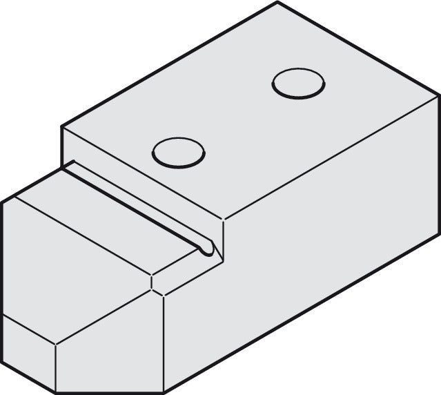 Track fixing block, For Hawa Junior 80 wall pocket solution