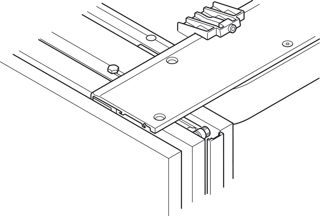 Wooden Folding Sliding Doors, HAWA Folding Concepta 25, set, hinges with soft closing mechanism
