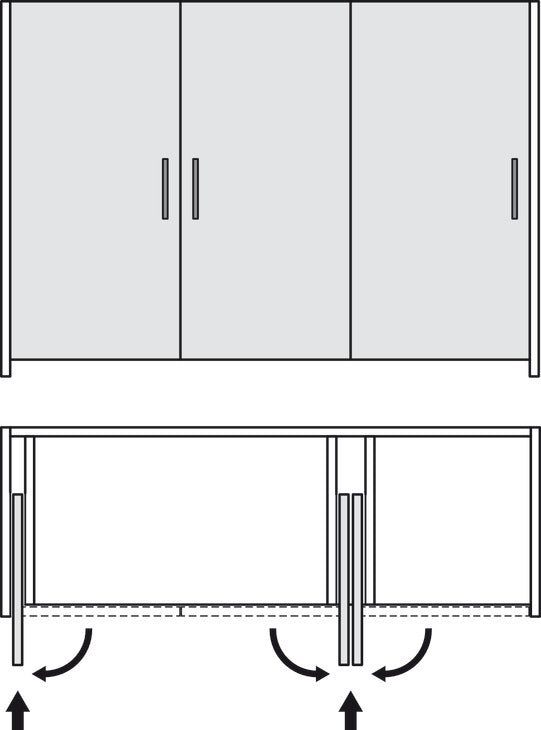 Wooden Pivot Sliding Doors, Hawa Concepta