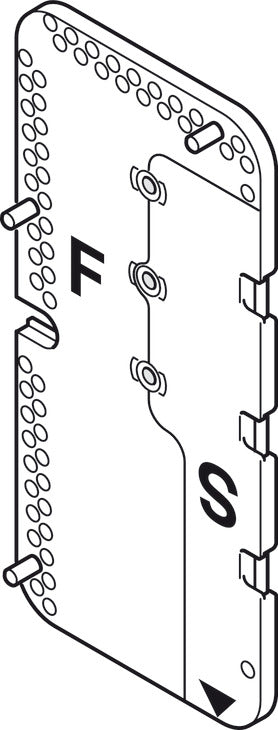 Drilling jig, HÃ¤fele, Free space
