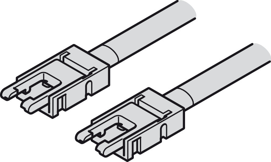 Interconnecting lead, HÃ¤fele Loox5 for LED strip light, multi-white, (5/16") 8 mm