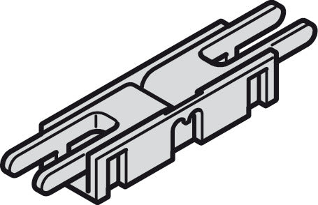 Clip connector, HÃ¤fele Loox5 for LED strip light monochrome 5 mm (3/16")