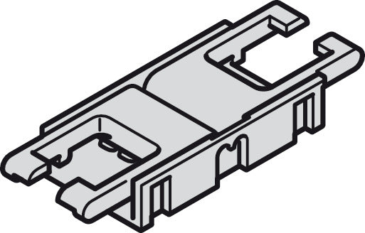 Clip connector, HÃ¤fele Loox5 for LED strip light, RGB, (3/8") 10 mm