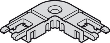 Corner connector, HÃ¤fele Loox5 for LED strip light, multi-white, 8 mm (5/16")