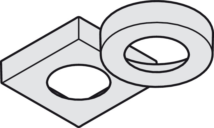 Surface Mounted Housing Trim Ring, for Loox LED 2025/2026, 2091/3091, 2092/3092