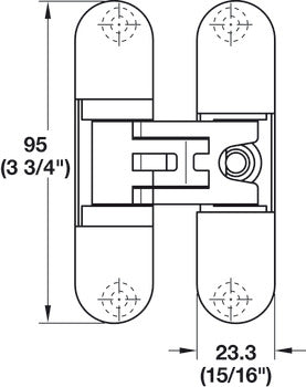 Door Hinge, Startec® H2