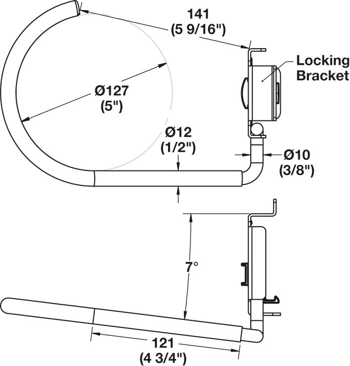 Fat Tire Bike Hook, HandiACCESSORIESâ„¢