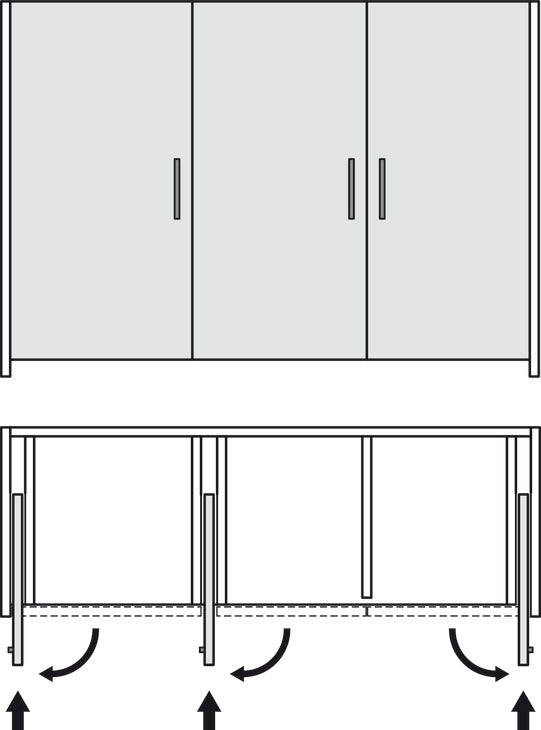 Wooden Pivot Sliding Doors, Hawa Concepta